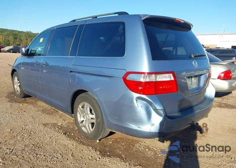 2005 Honda Odyssey Ex z USA, uszkodzony, nr VIN 5FNRL38485B134884